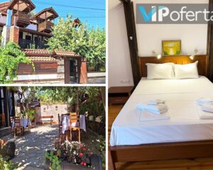 Еднодневен пакет със закуска и вечеря + ползване на минерален басейн в Хотел Алексовата къща в Огняново