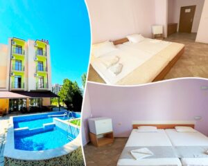 Море 2025 в Слънчев бряг! Нощувка за двама с възможност за закуска + басейн и шезлонг в Хотел 415**