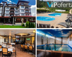 Еднодневен пакет със закуска или закуска и вечеря + вътрешен басейн и релакс от Хотел Алегра****, Велинград