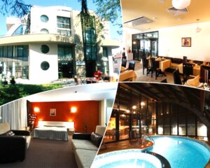 Нощувка на човек и възможност за закуска, обяд и вечеря + минерален басейн и релакс зона от Семеен хотел Евридика, Девин