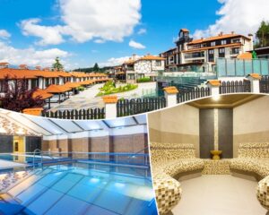 Нощувка на човек със закуска и вечеря + минерален басейн и анимация за деца в Русковец Термал Резорт 4*, Добринище