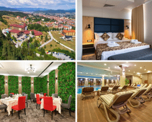 Еднодневен пакет със закуска и вечеря + басейни и СПА зона за възрастни от Гранд Хотел Велинград 5*