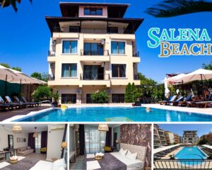 Юни в Приморско! Нощувка на човек със закуска и вечеря + басейн от хотел Салена Бийч