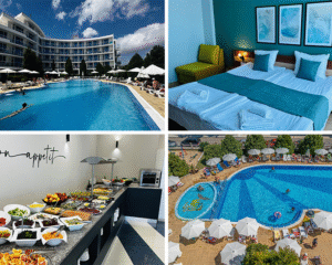 Еднодневен пакет в АПАРТАМЕНТ за 2+2 или 3+1 до 13 г. на база All Inclusive + басейн в Хотел Куин Нели****, Приморско