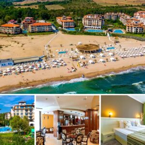 На ПЪРВА линия, плаж Оазис Бийч, Лозенец! Нощувка на човек на база All Inclusive + басейн от Хотел Оазис дел Маре****