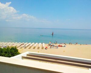 На първа линия през юни в Созопол! Нощувка за двама или четирима в студио, апартамент или мезонет от апартхотел Азур