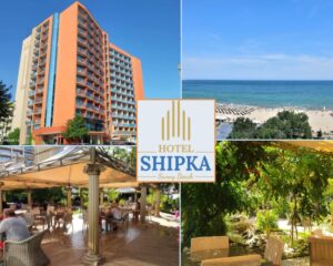 На първа линия в Слънчев бряг! Нощувка на човек със закуска и възможност за обяд и вечеря в хотел Шипка Бийч