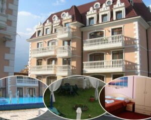 На 200м. от плажа в Обзор! Нощувка за двама, трима или четирима + басейн в къща за гости Аристократ