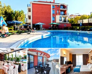 Нощувка на човек на база All Inclusive + външен басейн с детска част и анимация от Хотел Форум****, Слънчев бряг