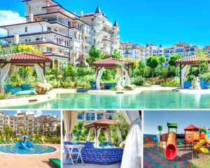 Нощувка на човек със закуска + басейн в Комплекс Посейдон, Несебър