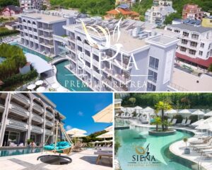 Нощувка на човек със закуска и възможност за вечеря + басейн и релакс зона от хотел Сиена Премиум Ритрийт*****, Лозенец. Дете до 11.99г. - безплатно! Безплатен паркинг!