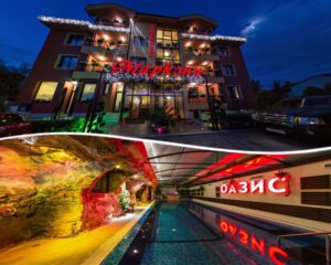 Нощувка на човек със закуска и вечеря + минерален басейн, джакузи и релакс зона в Балнеохотел Маркони****, Павел баня