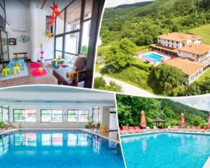 2 + нощувки на човек със закуски и вечери + възможност за обяд + минерален басейн и релакс зона в Парк хотел Фея***, Чифлик до Троян