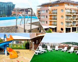 Море 2025 в Приморско! Нощувка на човек със закуска с възможност за обяд и вечеря + басейн в хотел Левел