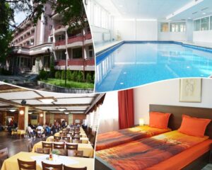 Нощувка на човек със закуска*, обяд* и вечеря* + вътрешен минерален басейн от балнеохотел Констанция, Костенец