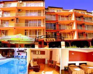 Нощувка на човек в хотел Риор, Слънчев бряг. Дете до 12.99г – Безплатно!