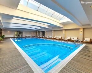 Нощувка със закуска на човек + минерален басейн, СПА и безплатно настаняване на дете до 12г. в хотел Сана Спа, Хисаря