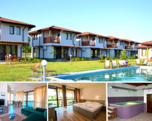 Лято в Павел Баня! Нощувка в самостоятелна къща за ПЕТ човека + външен басейн и джакузи от Комплекс Бендида Вилидж