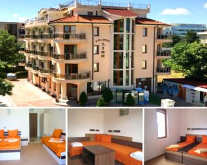 Нощувка  на човек в хотел Голден Лион, Приморско