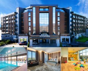 Спа почивка в Павел баня! Нощувка на човек със закуска и вечеря + басейн с минерална вода и СПА в новооткрития балнеохотел Атмосфера 5*