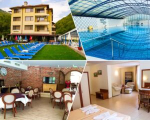 Нощувка със закуска за ДВАМА + 4 басейна и релакс зона в Семеен хотел Делта, Огняново