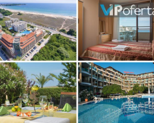 Еднодневен пакет в студио или апартамент на база All inclusive, басейни и анимация в Апартхотел Престиж Сити 2, Приморско