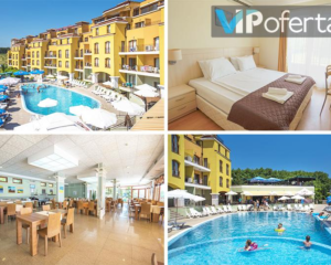 Еднодневен пакет със закуска и вечеря, едно дете до 11.99 г. безплатно + басейн, шезлонг и чадър в Апарт хотел Серена Резиденс, Каваци