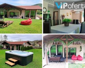 Еднодневен пакет в самостоятелни вили Мая + ползване на външно джакузи и сауна край Дупница